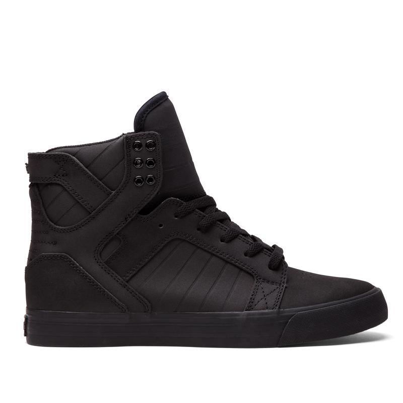 Buty Supra SKYTOP - Sneakersy Wysokie Męskie - Czarne (GVKU-51843)